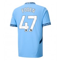 Manchester City Phil Foden #47 Fotballklær Hjemmedrakt 2024-25 Kortermet